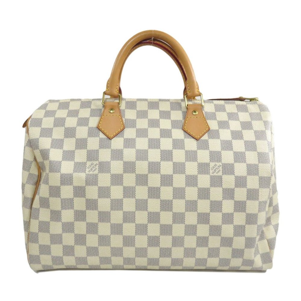 Speedy 35 Damier Azure canvas Hand Bag